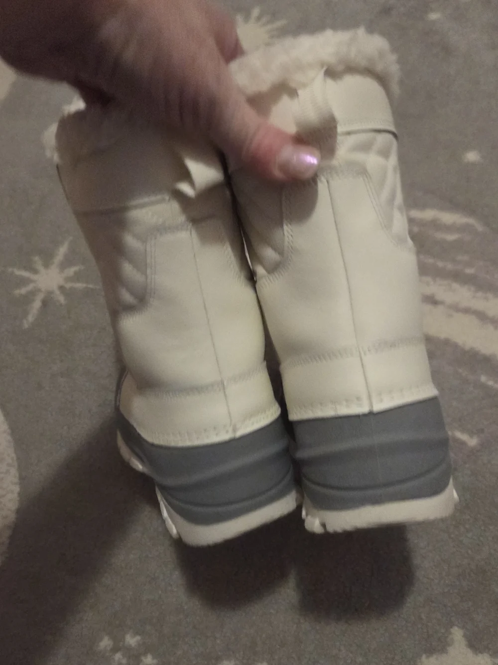 Waterproof Quilted Snow Boots with Faux-Fur Cuff